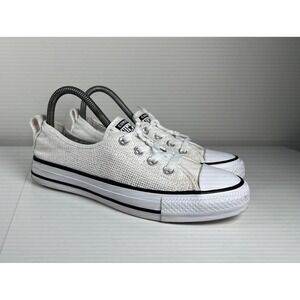 Converse All Star Shoes Shoreline Womens 7 White Low Top Sneakers 547239C